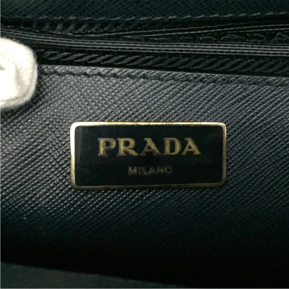 Prada Elegant Blue Satchel/Tote Bag - Picture 10 of 10